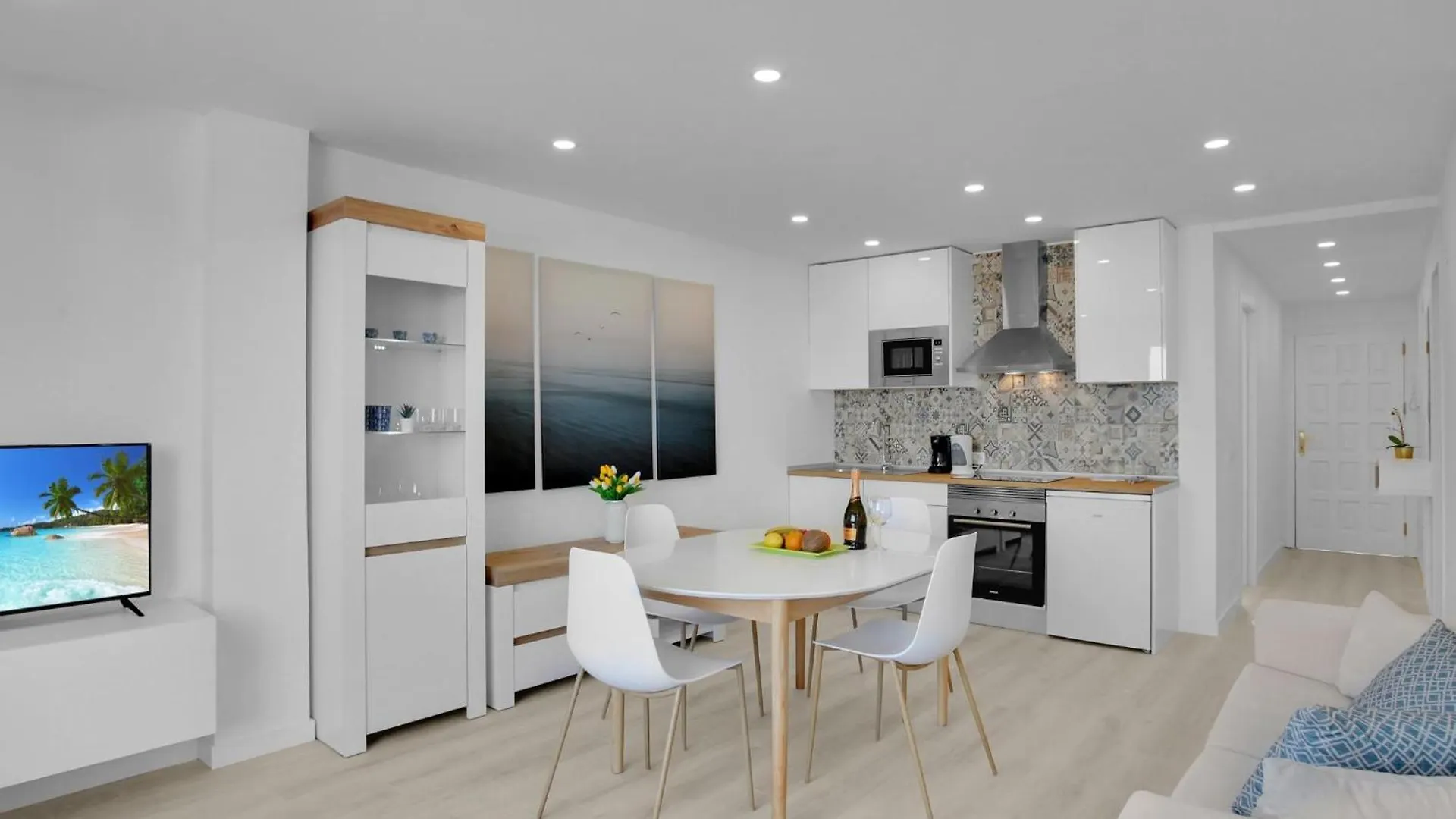 דירות פוארטו דה סנטיאגו The Cliffs Penthouse, Huge Terrace, Bbq, Air Con ספרד