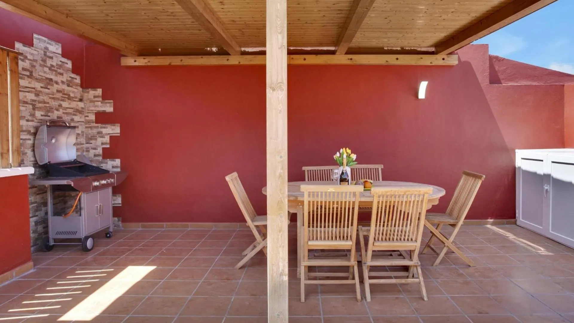 דירות פוארטו דה סנטיאגו The Cliffs Penthouse, Huge Terrace, Bbq, Air Con