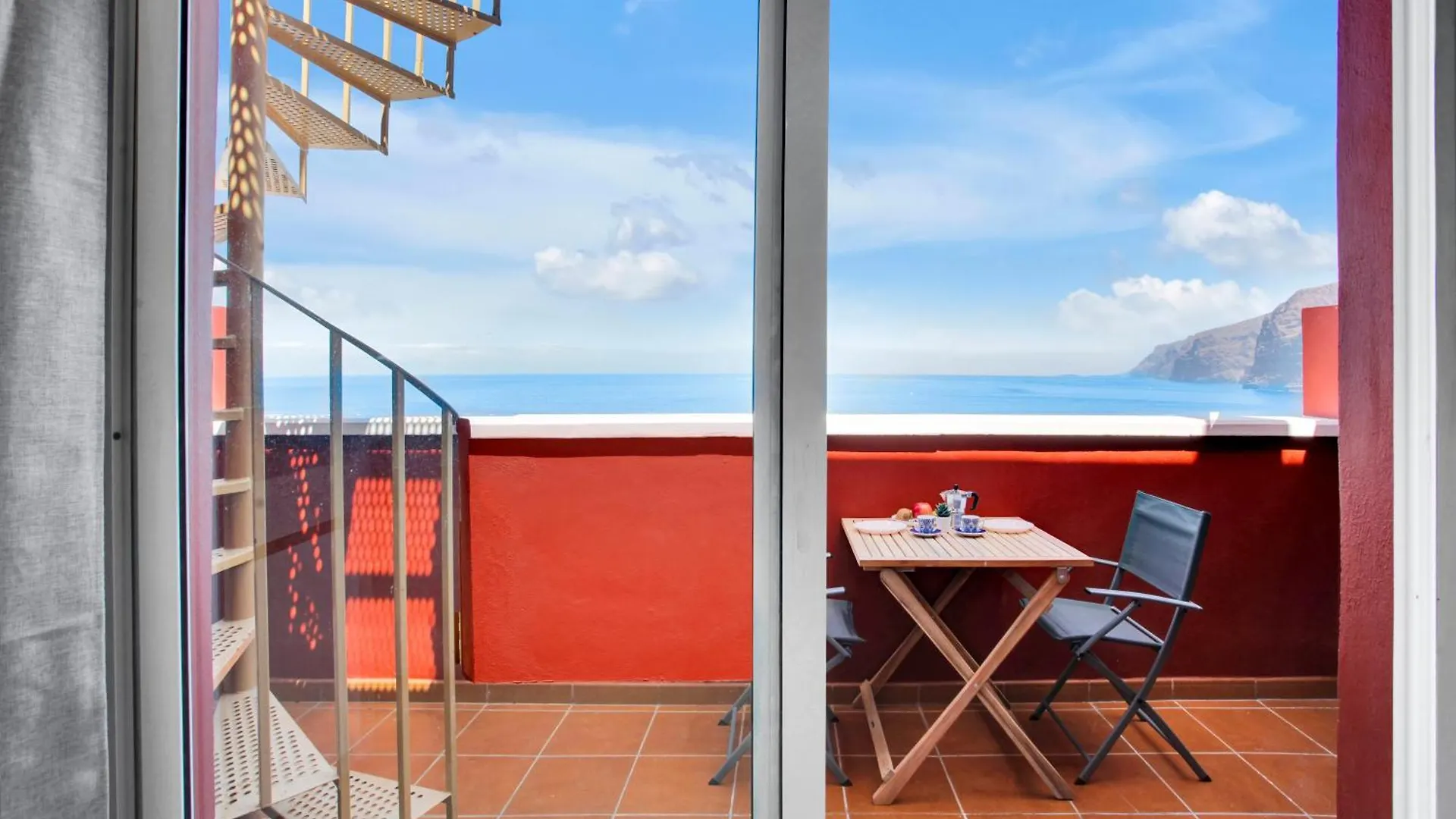 דירות פוארטו דה סנטיאגו The Cliffs Penthouse, Huge Terrace, Bbq, Air Con ספרד